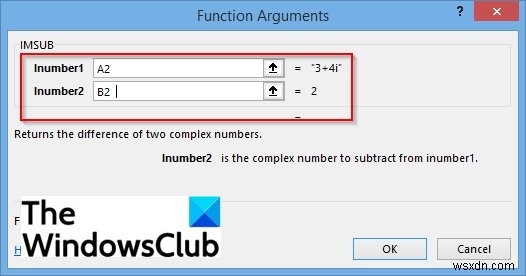 วิธีใช้ฟังก์ชัน IMSUB ใน Microsoft Excel 