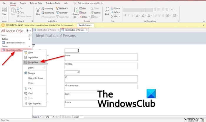 วิธีเพิ่มรูปภาพใน Microsoft Access Form 