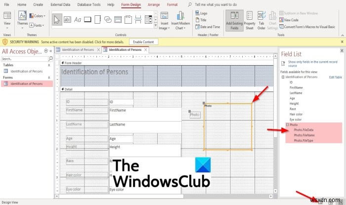 วิธีเพิ่มรูปภาพใน Microsoft Access Form 