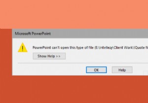 PowerPoint เปิดไฟล์ประเภทนี้ไม่ได้ [แก้ไขแล้ว] 