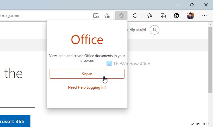 สร้างเอกสาร Office บน Edge และ Chrome โดยใช้ส่วนขยาย Office Online