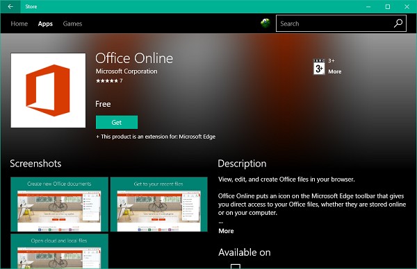 สร้างเอกสาร Office บน Edge และ Chrome โดยใช้ส่วนขยาย Office Online