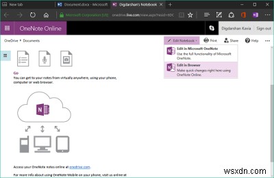 สร้างเอกสาร Office บน Edge และ Chrome โดยใช้ส่วนขยาย Office Online