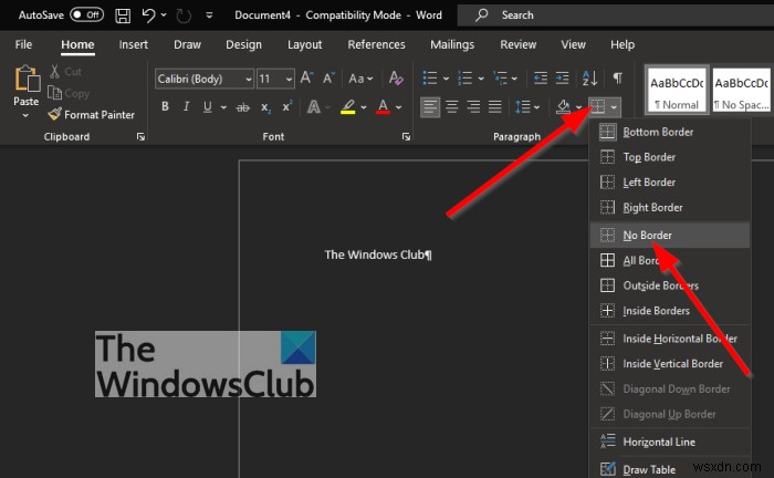 วิธีหยุด Microsoft Word ไม่ให้สร้างเส้นแนวนอนโดยอัตโนมัติ 