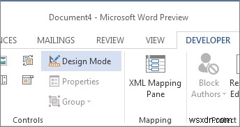 วิธีสร้างแบบฟอร์มกรอกเองใน Word 