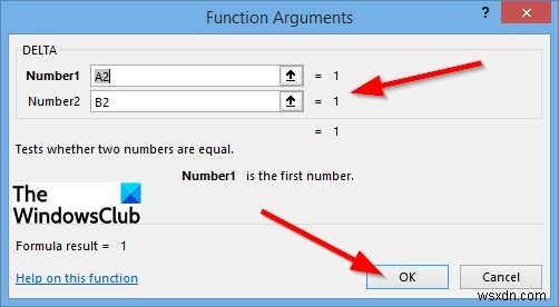 วิธีใช้ฟังก์ชัน DELTA ใน Microsoft Excel 