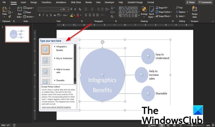 วิธีการแทรกอินโฟกราฟิกใน PowerPoint? 