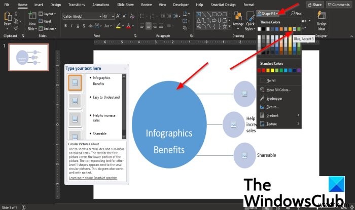 วิธีการแทรกอินโฟกราฟิกใน PowerPoint? 