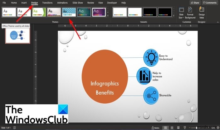 วิธีการแทรกอินโฟกราฟิกใน PowerPoint? 