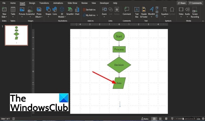 วิธีทำ Flowchart ใน PowerPoint 