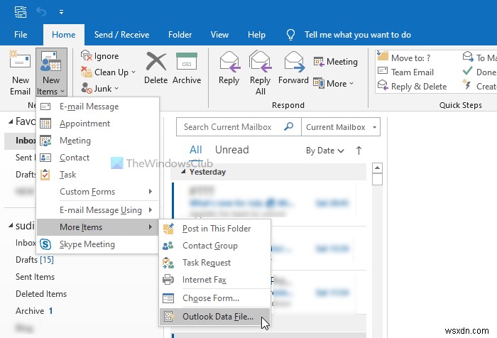 ตำแหน่งของไฟล์ Outlook PST; วิธีเข้าถึงและสร้างไฟล์ Outlook PST 