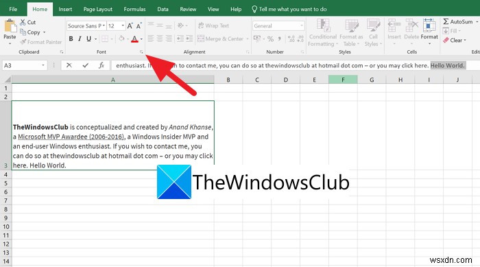 วิธีเพิ่มการจัดรูปแบบหลายรูปแบบให้กับข้อความของคุณในเซลล์เดียวใน Excel 