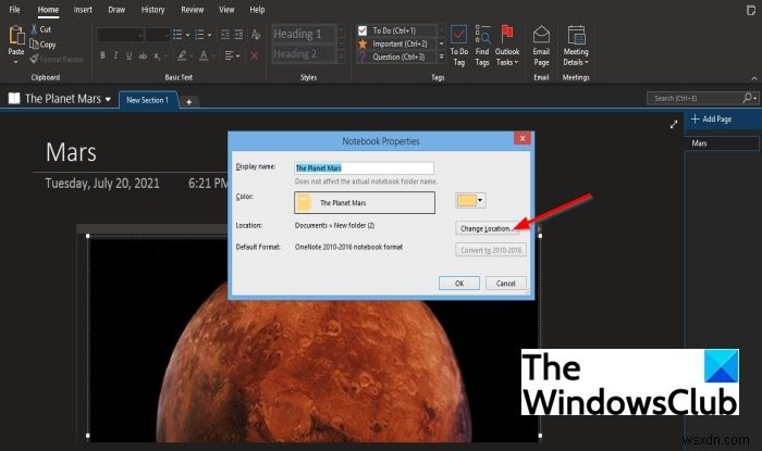 วิธีเปลี่ยนชื่อ สี ตำแหน่งของสมุดบันทึก OneNote ของคุณ 