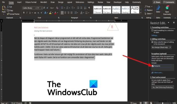 วิธีล็อคและป้องกันส่วนหัวและส่วนท้ายใน Microsoft Word 