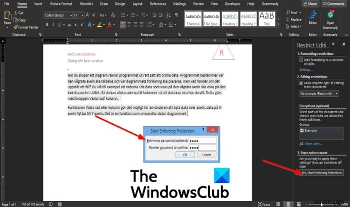 วิธีล็อคและป้องกันส่วนหัวและส่วนท้ายใน Microsoft Word 