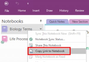 วิธีสร้างลิงก์ใน OneNote 