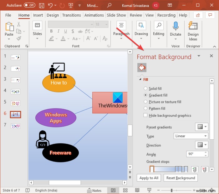 วิธีสร้าง Mind Map ใน Microsoft PowerPoint 