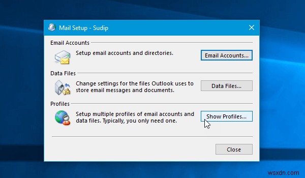 Outlook ไม่สามารถเข้าสู่ระบบ ตรวจสอบว่าคุณเชื่อมต่อกับเครือข่าย 