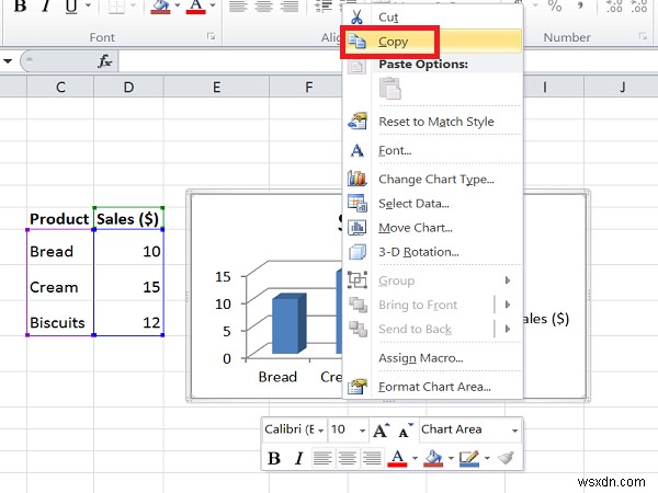 วิธีส่งออกแผนภูมิ Excel เป็นรูปภาพอย่างง่ายดาย 