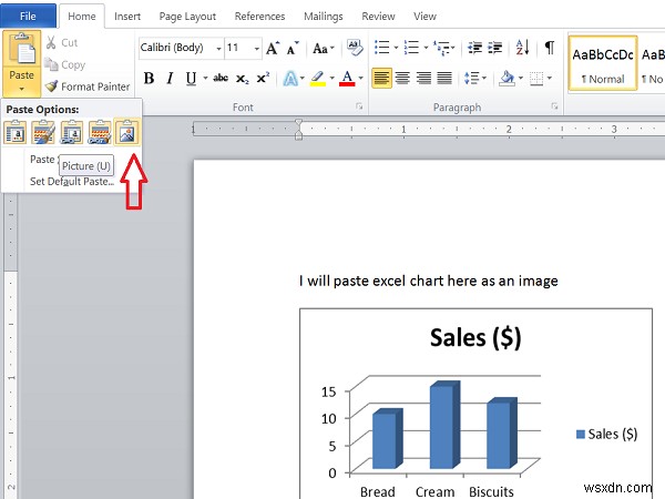 วิธีส่งออกแผนภูมิ Excel เป็นรูปภาพอย่างง่ายดาย 