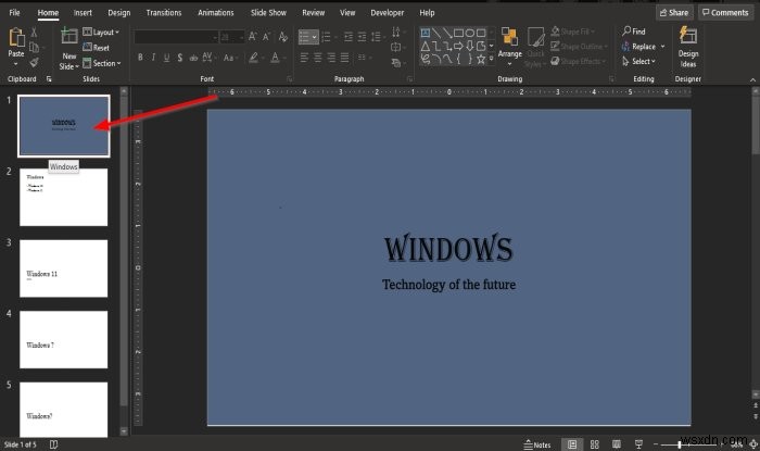 วิธีใช้ Slide Master ใน PowerPoint 