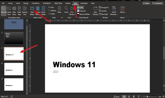 วิธีใช้ Slide Master ใน PowerPoint 