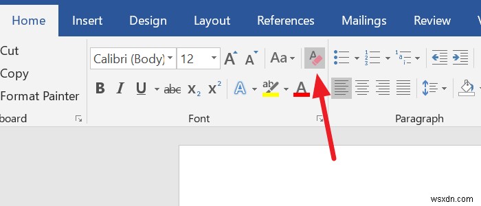 วิธีลบการจัดรูปแบบทั้งหมดใน Microsoft Word 