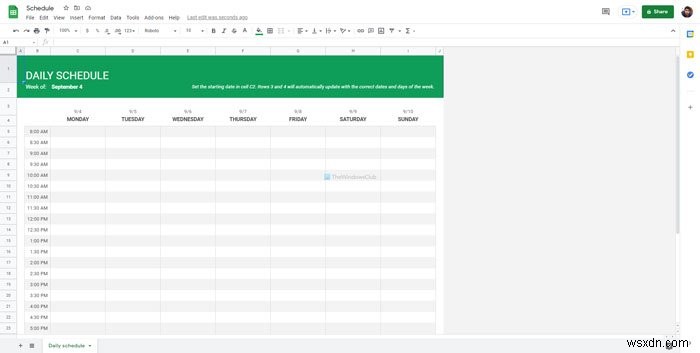 เทมเพลตปฏิทินออนไลน์ของ Google ชีตและ Excel ที่ดีที่สุด 