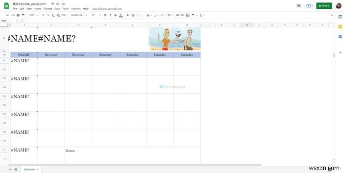 เทมเพลตปฏิทินออนไลน์ของ Google ชีตและ Excel ที่ดีที่สุด 