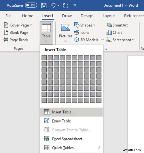 วิธีสร้างเมนูร้านอาหารใน Microsoft Word 