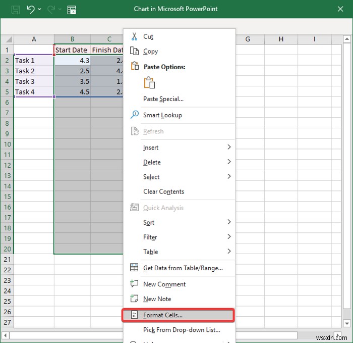 วิธีสร้างแผนภูมิแกนต์ใน Microsoft PowerPoint 