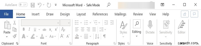 แป้นพิมพ์ลัดไม่ทำงานใน Microsoft Word 