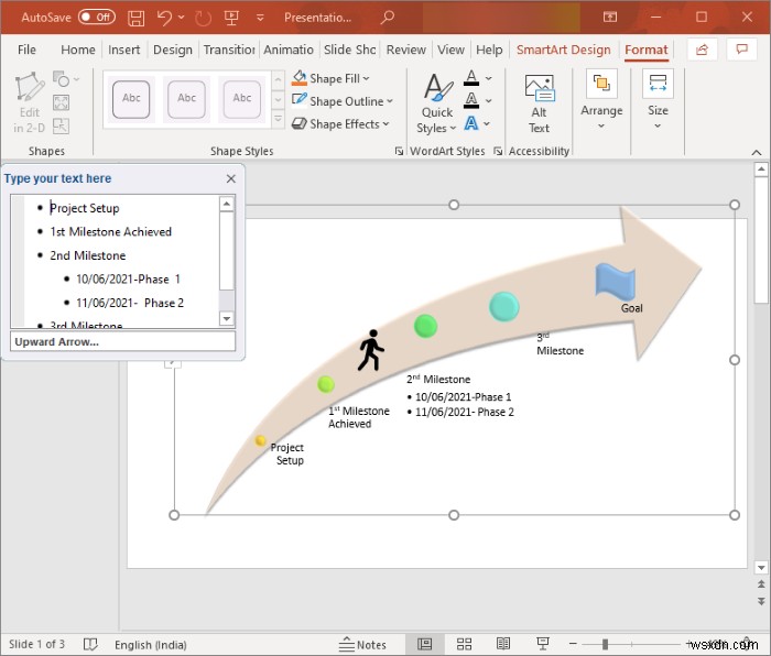 วิธีสร้าง Roadmap ใน Microsoft PowerPoint 