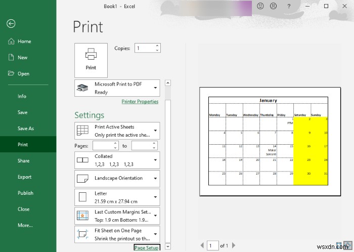 วิธีสร้างปฏิทินใน Microsoft Excel 