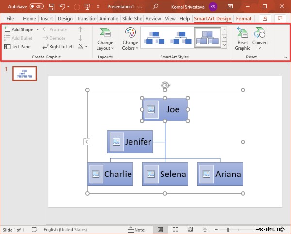 วิธีสร้างแผนผังองค์กรใน Microsoft PowerPoint 