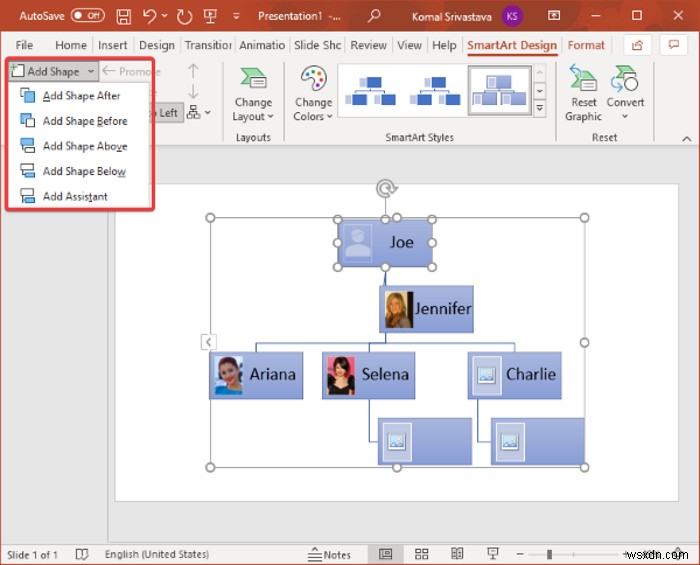 วิธีสร้างแผนผังองค์กรใน Microsoft PowerPoint 