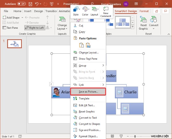 วิธีสร้างแผนผังองค์กรใน Microsoft PowerPoint 