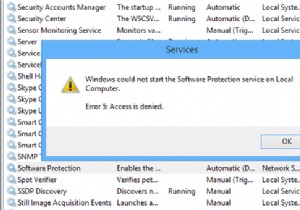 Windows ไม่สามารถเริ่มบริการการป้องกันซอฟต์แวร์บน Local Computer 
