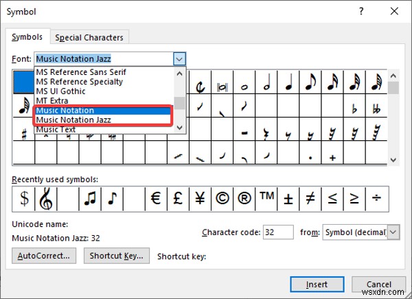 วิธีแทรกโน้ตเพลงและสัญลักษณ์ใน Microsoft Word 