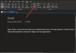 วิธีซูมเข้าและซูมออกใน OneNote บน Windows 11/10 