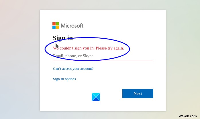 แก้ไขปัญหาการเข้าสู่ระบบ Microsoft Teams:เราไม่สามารถลงชื่อเข้าใช้ให้คุณได้ 