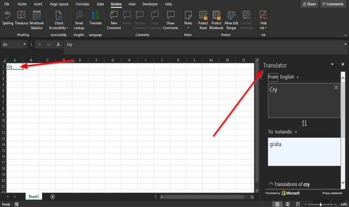 วิธีแปลข้อความเป็นภาษาอื่นใน Microsoft Office 