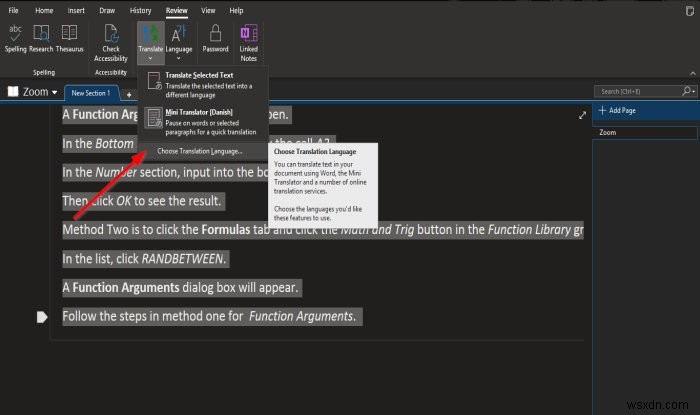 วิธีแปลข้อความเป็นภาษาอื่นใน Microsoft Office 