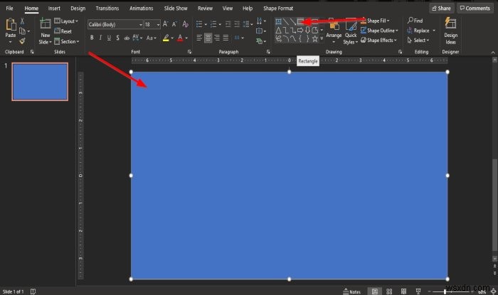 วิธีสร้างแอนิเมชั่น Glint หรือ Sparkle Text ใน PowerPoint 