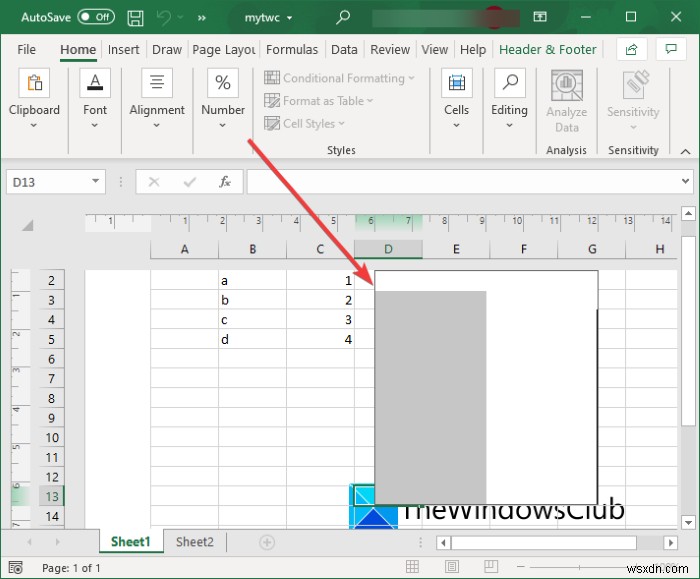 วิธีเพิ่มลายน้ำใน Microsoft Excel 