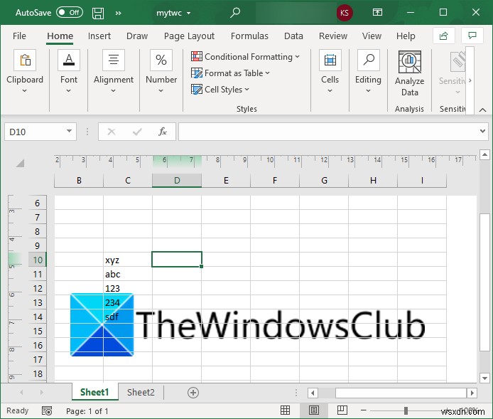 วิธีเพิ่มลายน้ำใน Microsoft Excel 