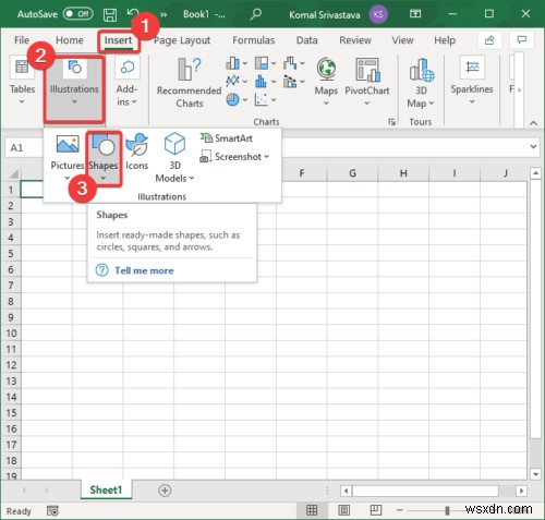 วิธีสร้างผังงานใน Microsoft Excel 