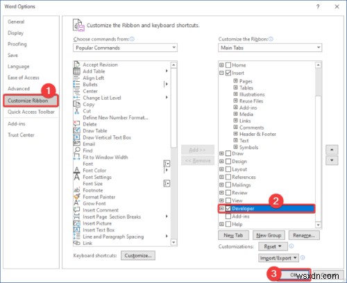 วิธีสร้างรายการดรอปดาวน์ใน Microsoft Word 