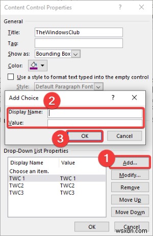 วิธีสร้างรายการดรอปดาวน์ใน Microsoft Word 