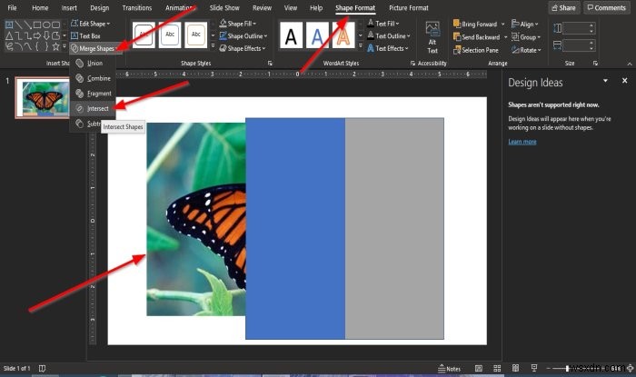 วิธีสร้างเอฟเฟกต์ Split เพื่อแบ่งรูปภาพออกเป็นชิ้น ๆ ใน PowerPoint 